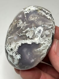 Image 1 of Moss Agate Palm Stone #2581