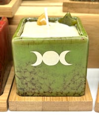 Image 11 of Mother Maiden Crone Pottery Candle