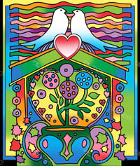 Image 1 of Bird Box Full Size Diamond Painting by Howie Green