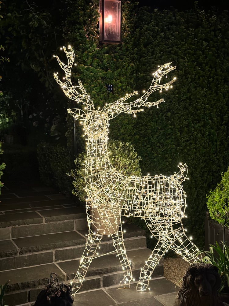Image of Life size light up deer
