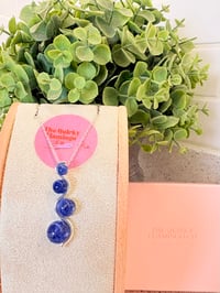 Cornflower Petal Snake Pendant