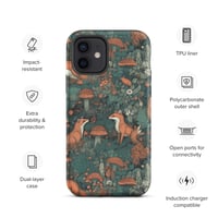 Image 11 of Boho Nature Cottagecore Inspired Fox Among Mushrooms Tough Case for iPhone®