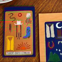 Image 3 of TAROT SAYS COWGIRL ARTWORK