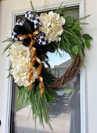 Image 5 of Elegant hydrangea Wreath