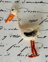 Image 5 of Spun cotton stork ornament