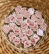 Image 1 of Ceramic Strawberry Tags