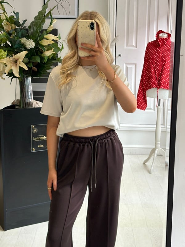 Image of Brown joggers