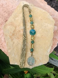 Image 1 of Beaded bookmark - Birds in the Tree