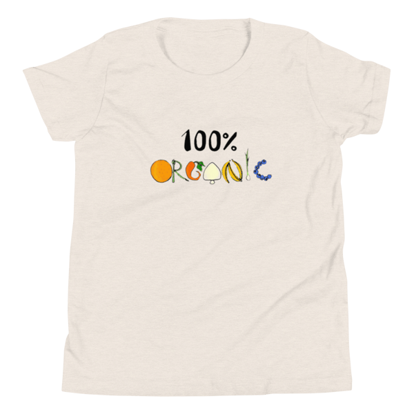 Image of 100 organic-  Youth Short Sleeve T-Shirt