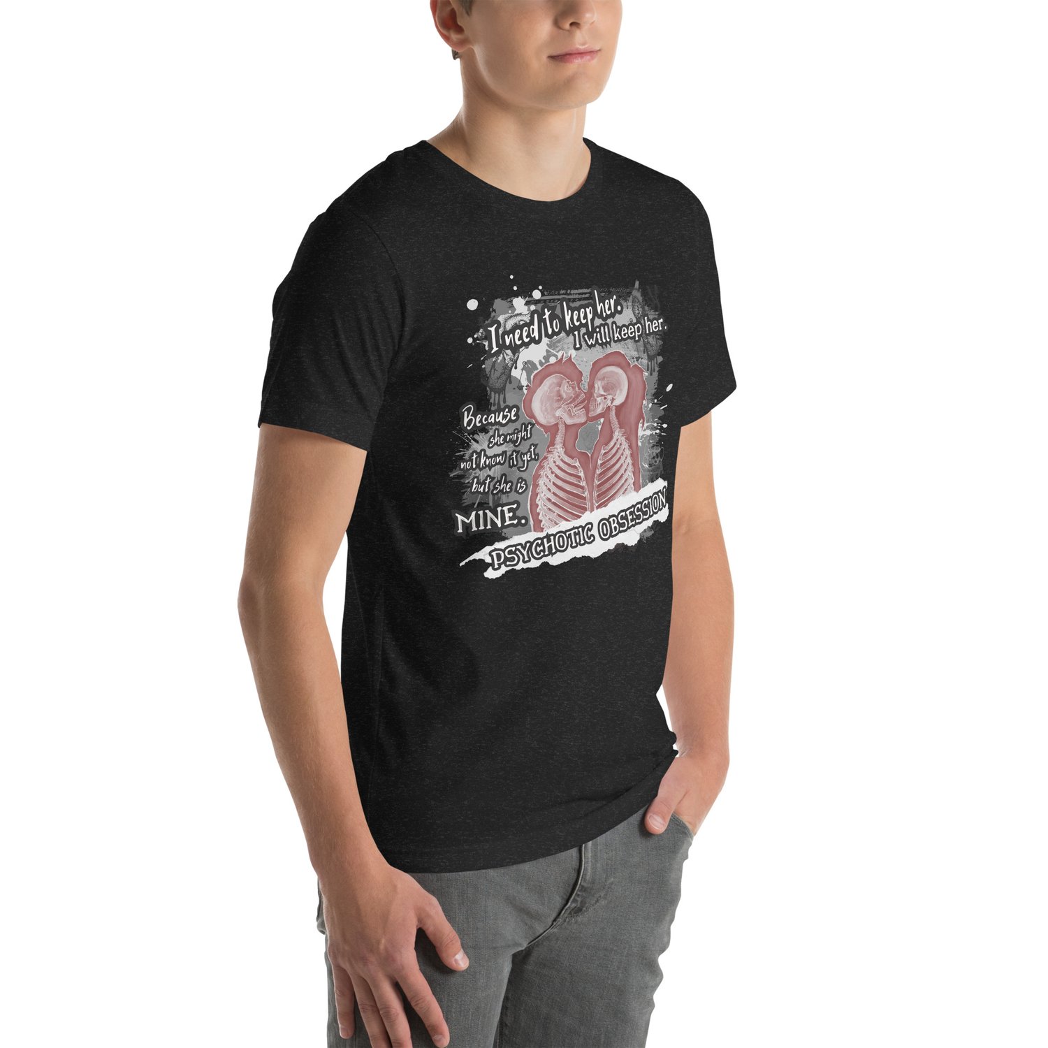Image of Officially licensed Leigh Rivers Psychotic obsession Tobias & Aria Unisex t-shirt