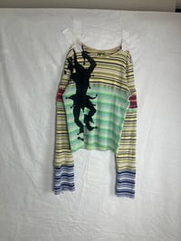 Image 1 of STRIPED JESTER TOP 4