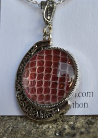 Image 2 of Blood Moon Snake Shed Pendant