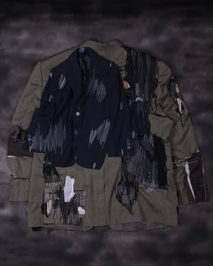 Image of MASSTAK - 42 Chemical Patchwork Blazer