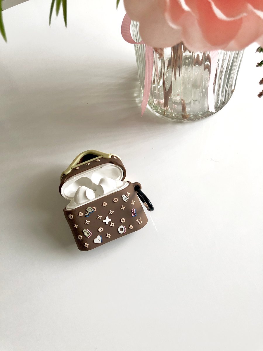 Image of LV inspired airpod case 