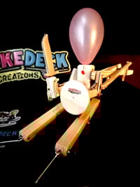 Image 3 of  Gen 1 Original Block’em Pop’em WoodBots with weapon set of 2