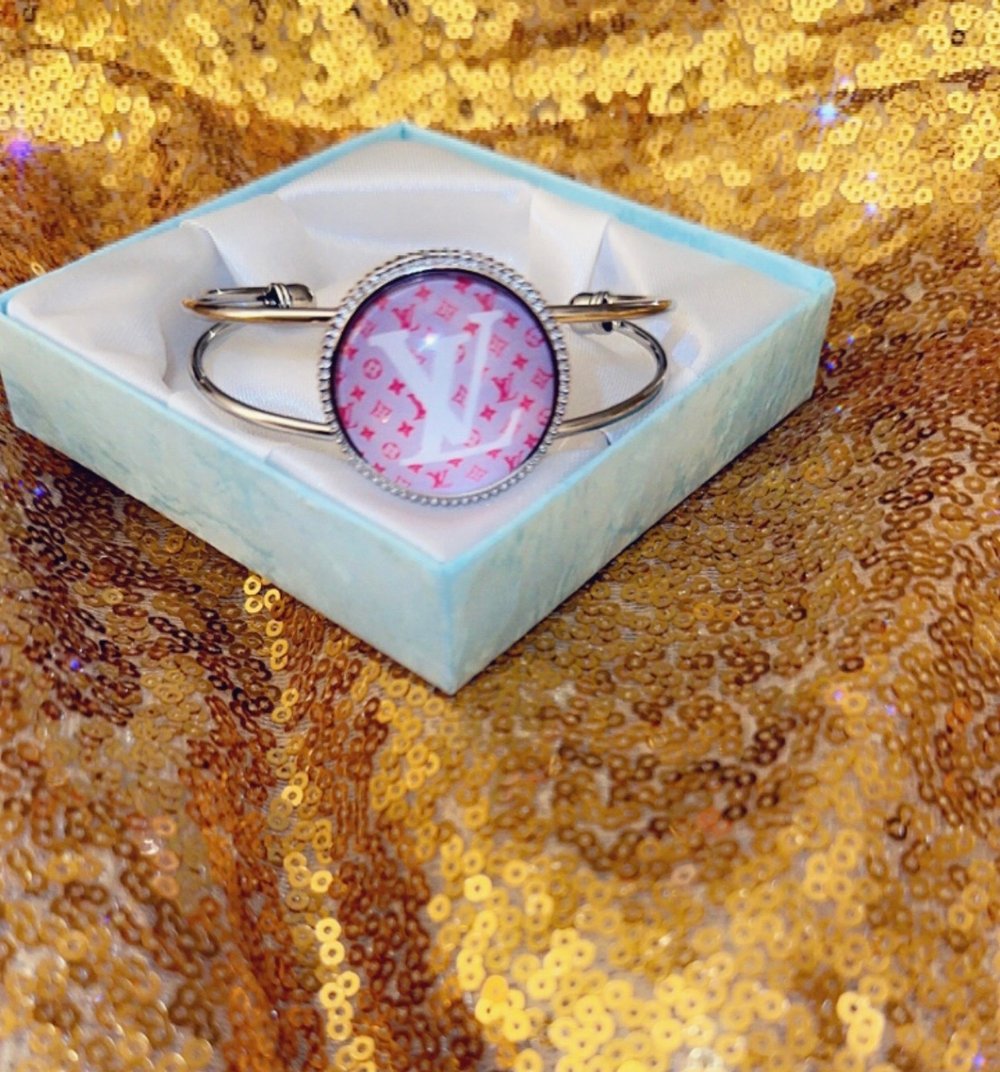 Image of Designer inspired louis vutton cuff bracelet 