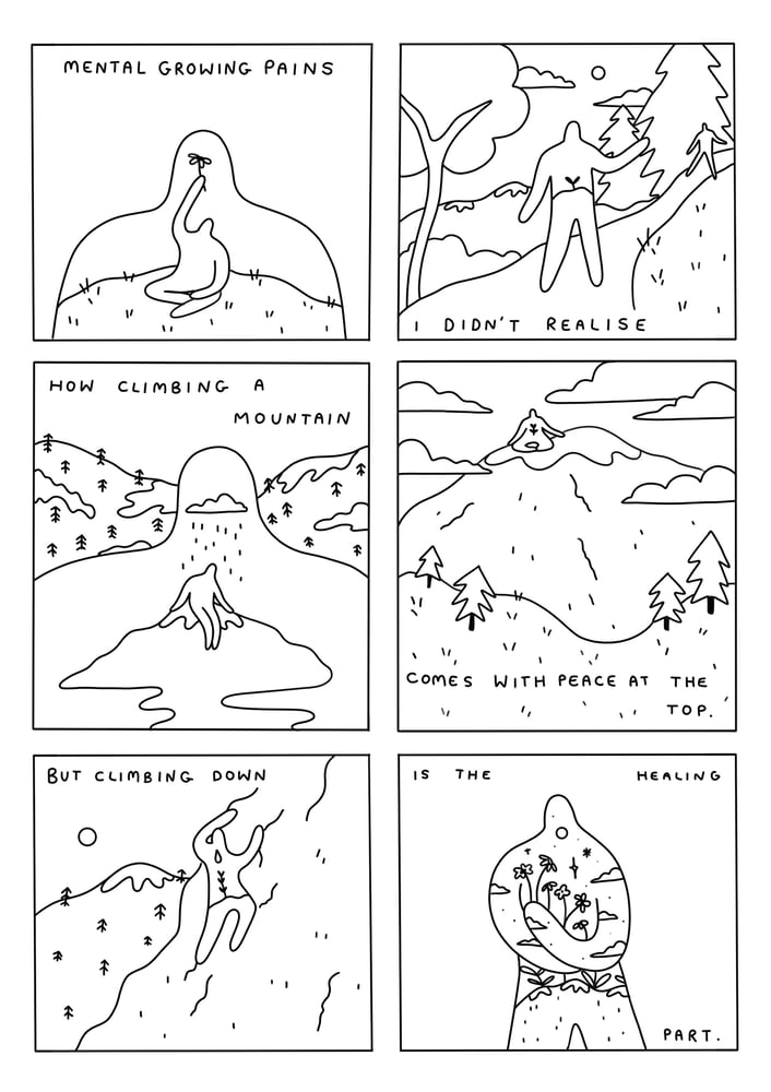 Image of Growing Pains - A3 Print