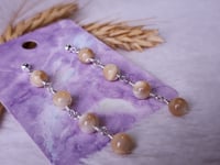 Image 4 of Golden Brown Mother of Pearl Earrings/14k Gold-filled/Sterling Silver Dangle Earrings