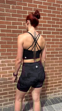 Image 1 of Orb Black Camo shorts