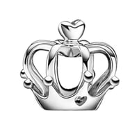 Silver Crown Charm 