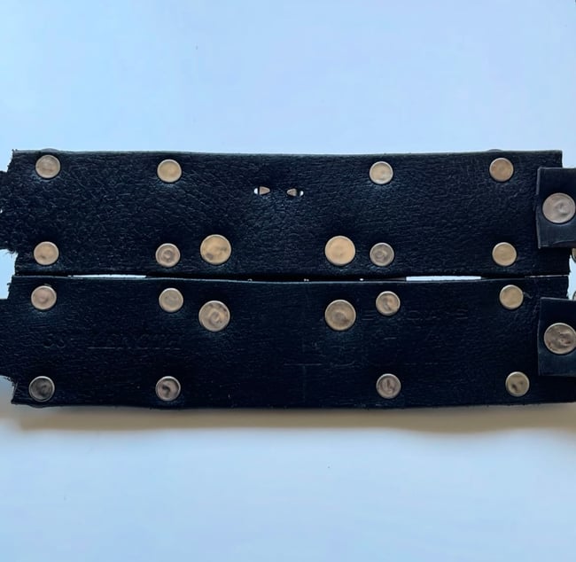 execution leather cuff
