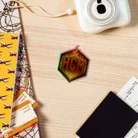 Image 1 of HotCheetoMan Symbol Holographic stickers