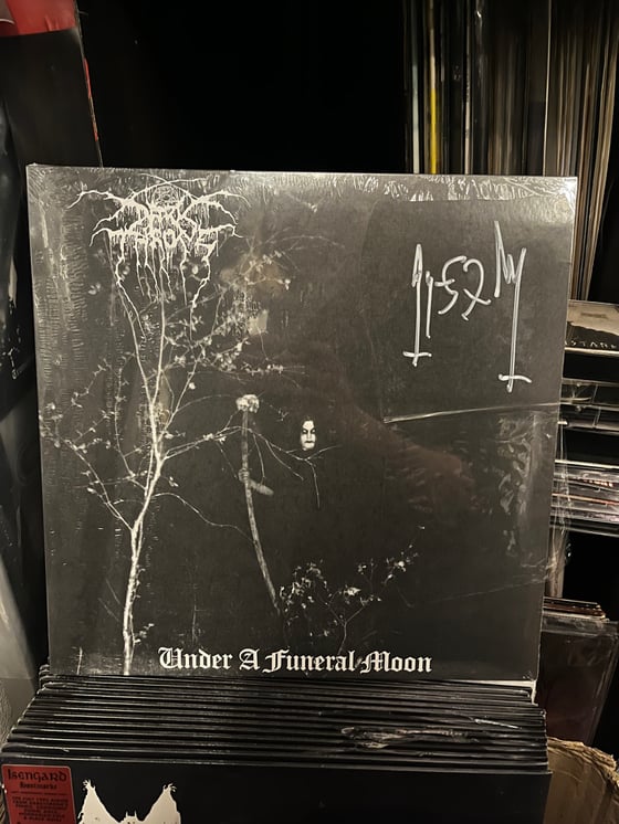 Image of LP Darkthrone «Under a Funeral Moon» SIGNED