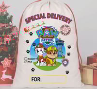 Paw patrol Santa sack -PRE ORDER
