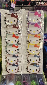 HELLO KITTY HAIR CLIPS-12ct