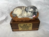Image 9 of Custom Engraved Pug Pet Urn To Your Dog's Photo