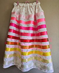 Image 1 of white ribbon skirt 