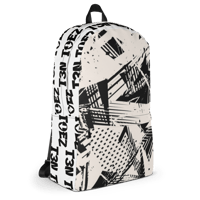 Image 1 of BLK/WHT COLOR BACKPACK