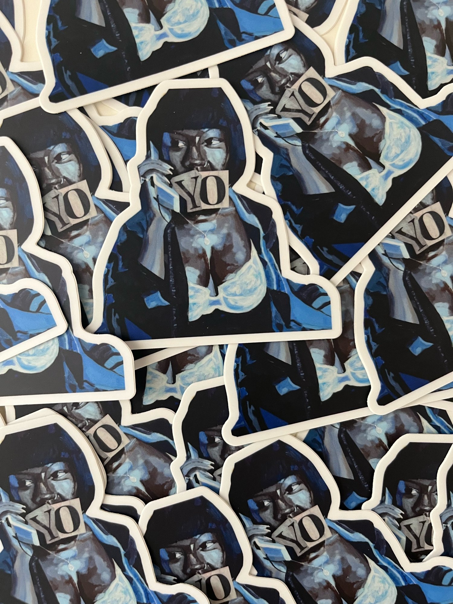 Image of Keisha Blue Sticker