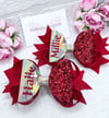 Personalised Red & Gold