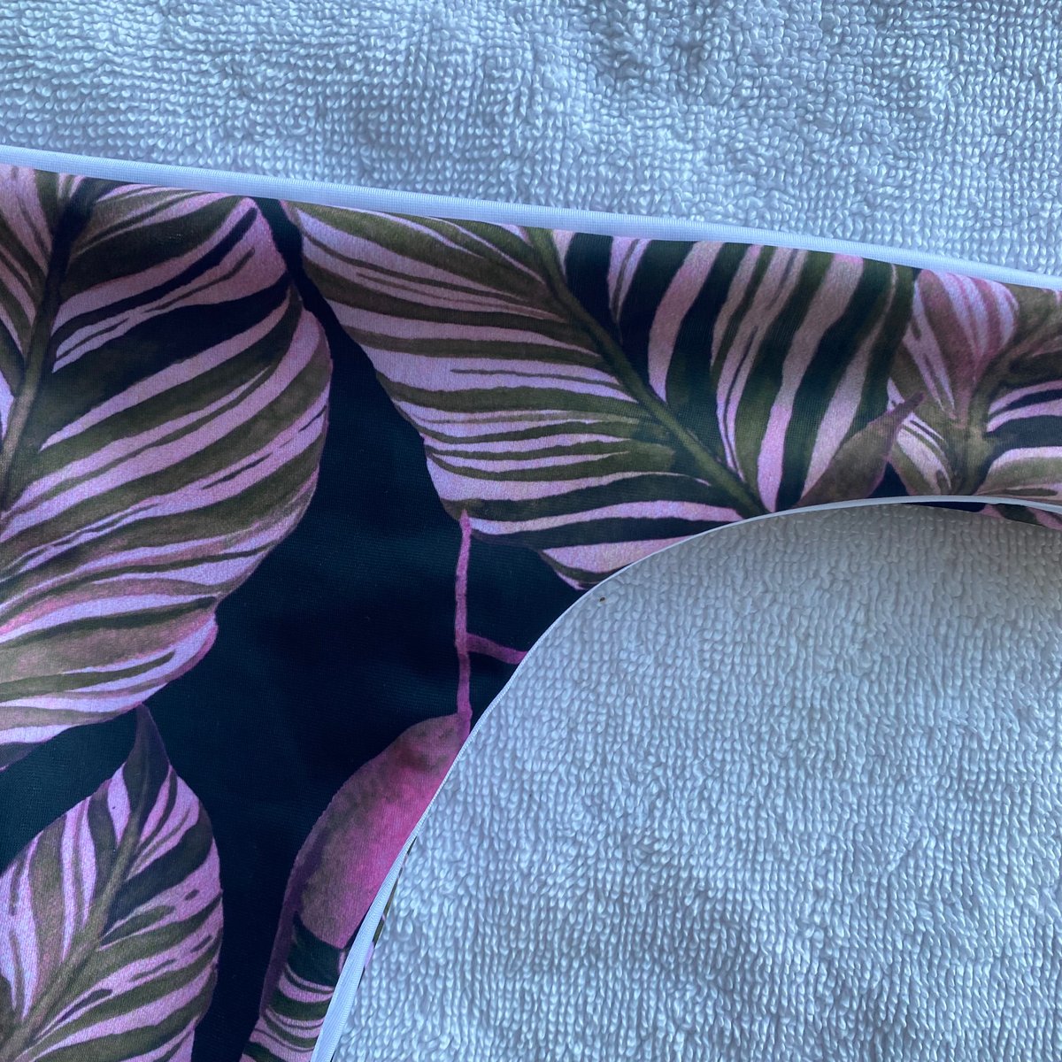 Image of SAMPLE LULU BOTTOMS : JUNGLE AFTER HOURS X WHITE 