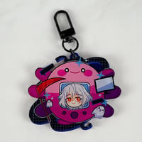 Image 2 of Grimmy Tamagotchi Keychain