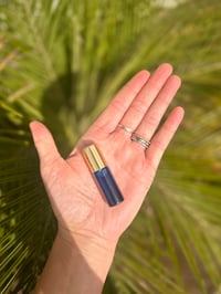 Image 2 of blue tansy-toasted coconut-vanilla mini roller
