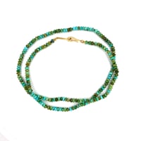 Image 2 of Turquoise Necklace Sonora Gold 18k 