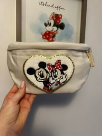 Image 2 of Mickey & Minnie love bum bag