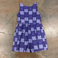Image 3 of 17”ptp x 4”inseam Sun babies quilt print romper