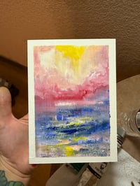 oil on paper 5 x 7 inches 