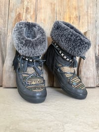 Image 1 of Emonk leather Alaska boho boots size 38
