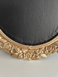 Image 6 of Gold Floral Oval Photo Frame 8 x 10