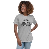 Image 5 of Women's Relaxed T-Shirt - White