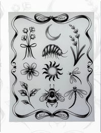 Image 1 of Sweetheart Flash Sheet (black and grey) 