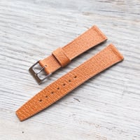 Image 4 of 20mm Corfam Style Pumpkin Pigskin - Stitchless