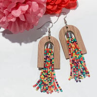 Rainbow Falls earrings 