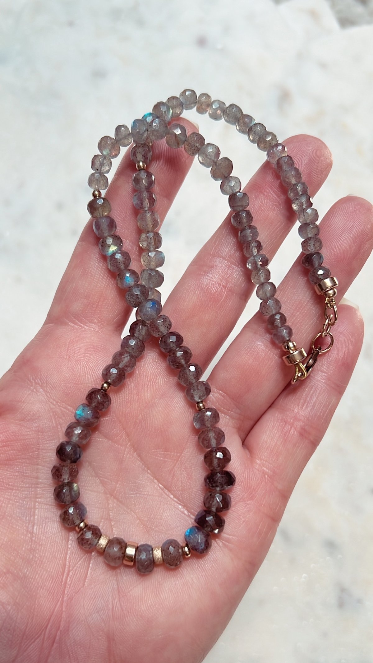 *new* CLASSIC SKINNY LABRADORITE