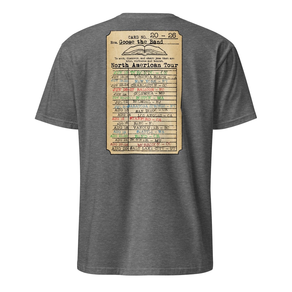 Summer Tour Book Card Soft Style T-Shirt