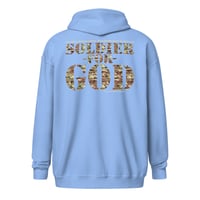 Image 5 of Soldier For God Dark Unisex heavy blend zip hoodie